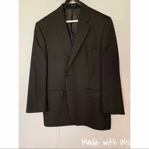Mens Black Suit Coat